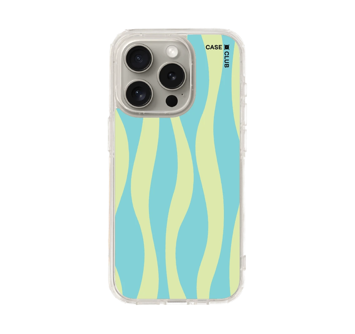 ลายคลื่นมิ้นต์บลู